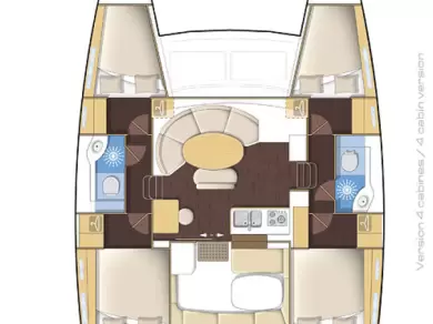 Catamarano a noleggio a Le Marin al miglior prezzo