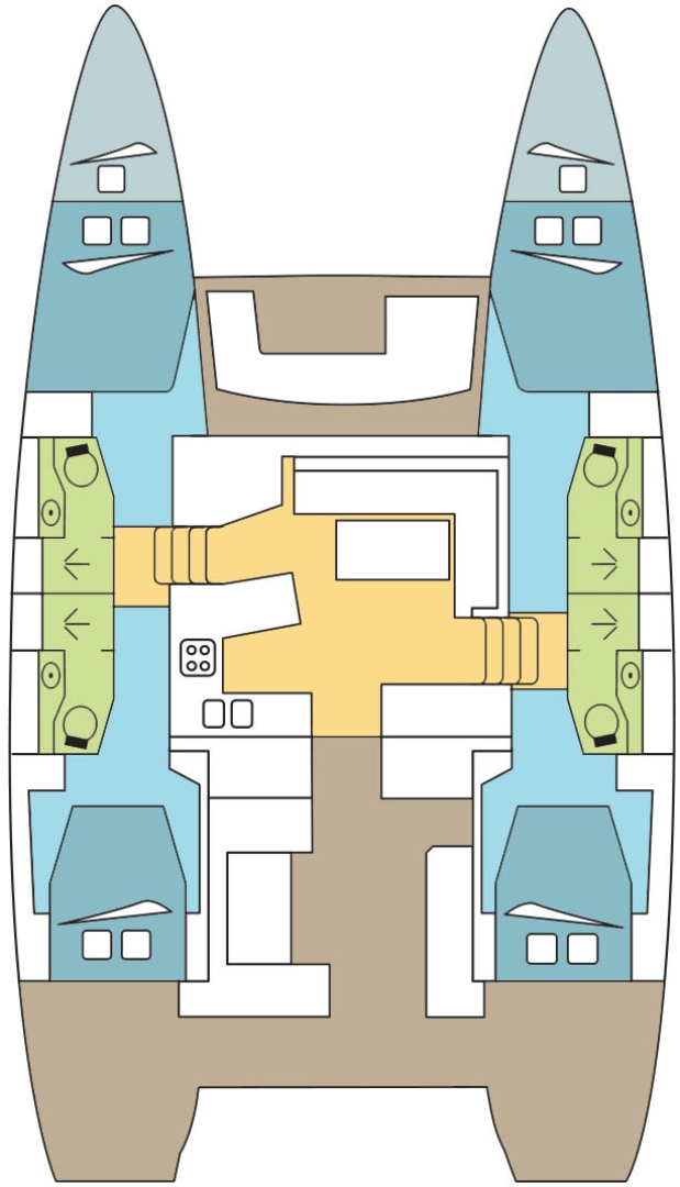 Noleggiare una Lagoon Lagoon 450 Sport Top a Marsh Harbour