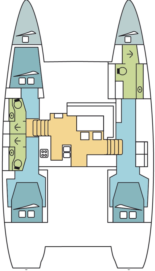 Noleggio barche Parham Town economico Lagoon 450 Sport Top