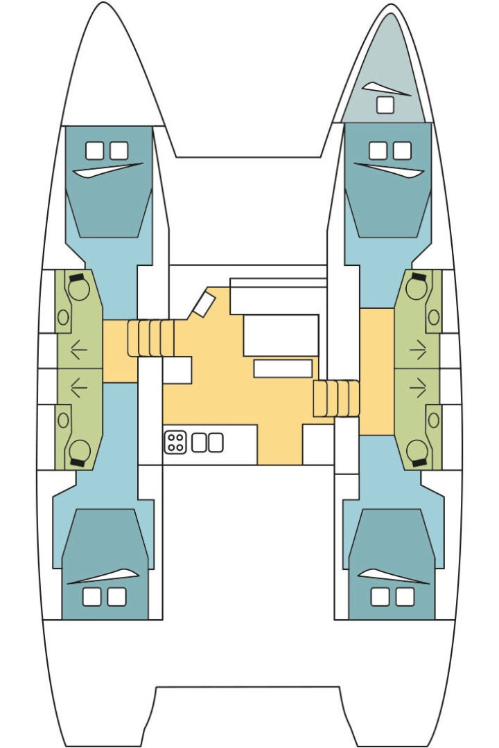 Noleggio Catamarano a Nassau – Lagoon Lagoon 46