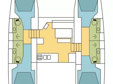 Noleggio Catamarano a Nassau – Lagoon Lagoon 46