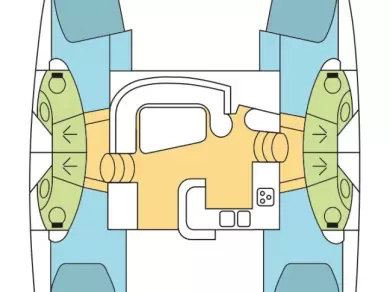 Noleggio barche Leopard Catamarans / Robertson & Caine Leopard 46 - 4 cab. a Airlie Beach su Samboat
