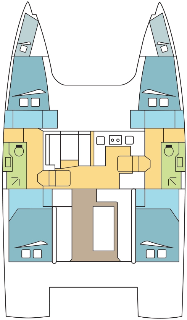 Noleggio Catamarano Nautitech con patente nautica