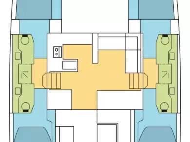 Noleggio Barca a motore a Komolac – Bavaria Nautitech 47 Power - 4 + 2 cab.