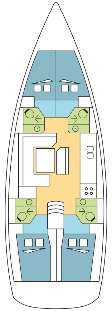 Jeanneau Sun Odyssey 479 da affittare a  Álimos