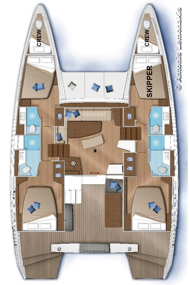 Noleggio Catamarano a Syros (Isola) – Lagoon Lagoon 42