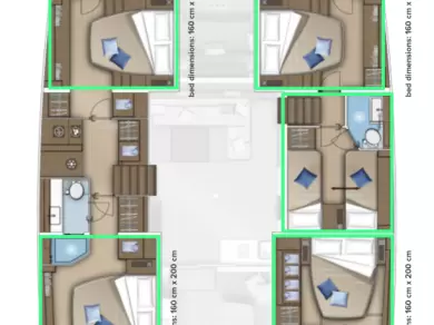 Noleggio barche Castelli economico Lagoon 55