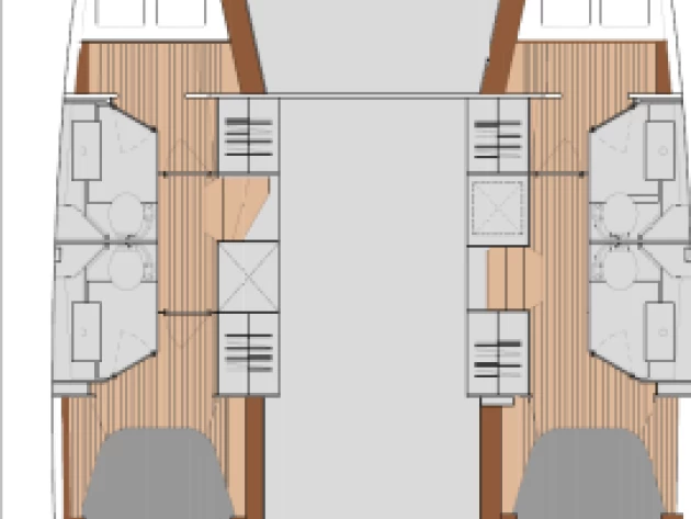 Noleggio Catamarano Fountaine Pajot con patente nautica