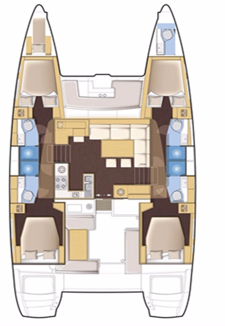 Noleggio Catamarano con o senza skipper Lagoon a Álimos