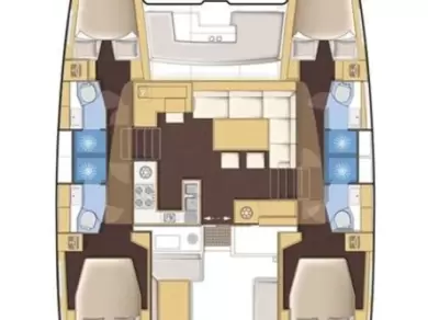 Noleggio barche Lefkáda economico Lagoon 450 F