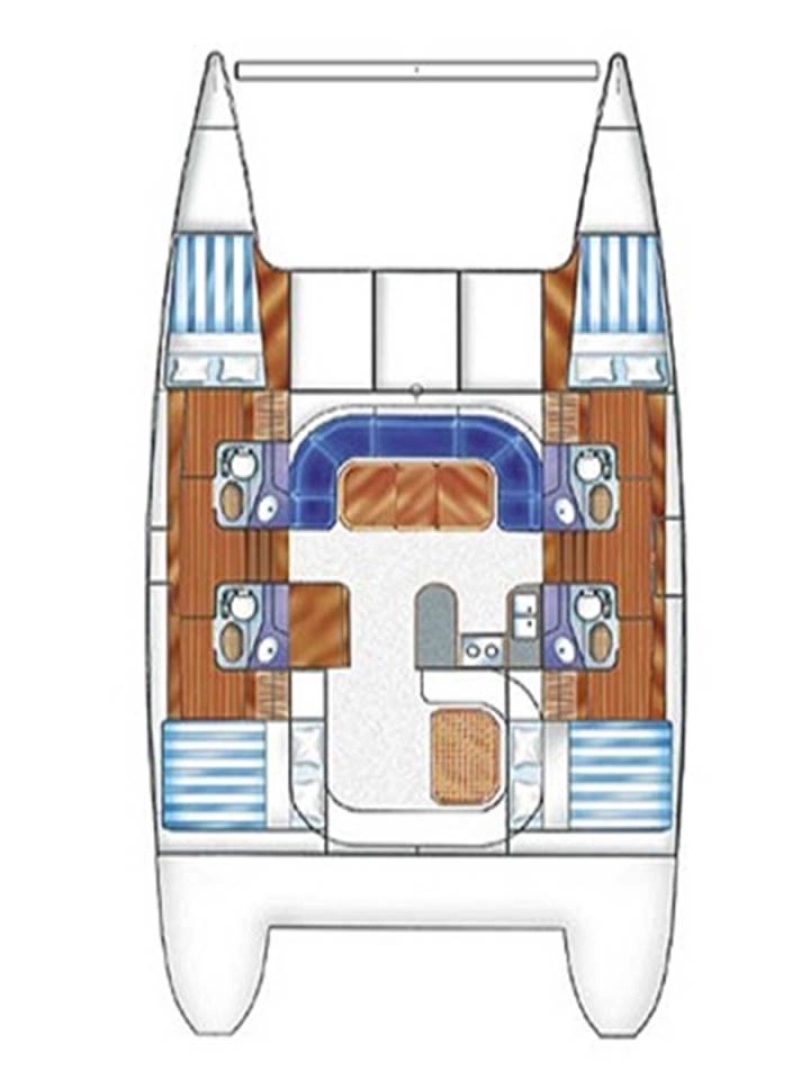 Noleggio barche Nautitech Nautitech 44 a Corazón de Jesús Island su Samboat