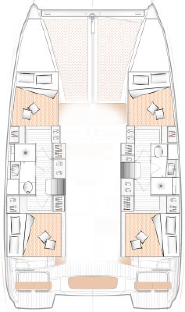 Noleggio Catamarano Excess con patente nautica