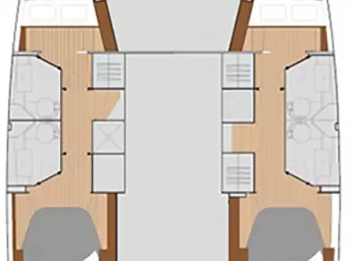 Noleggio Catamarano Fountaine Pajot con patente nautica