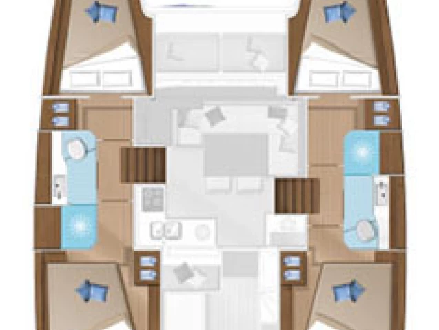 Noleggio barche Lagoon Lagoon 40 a Bormes-les-Mimosas su Samboat