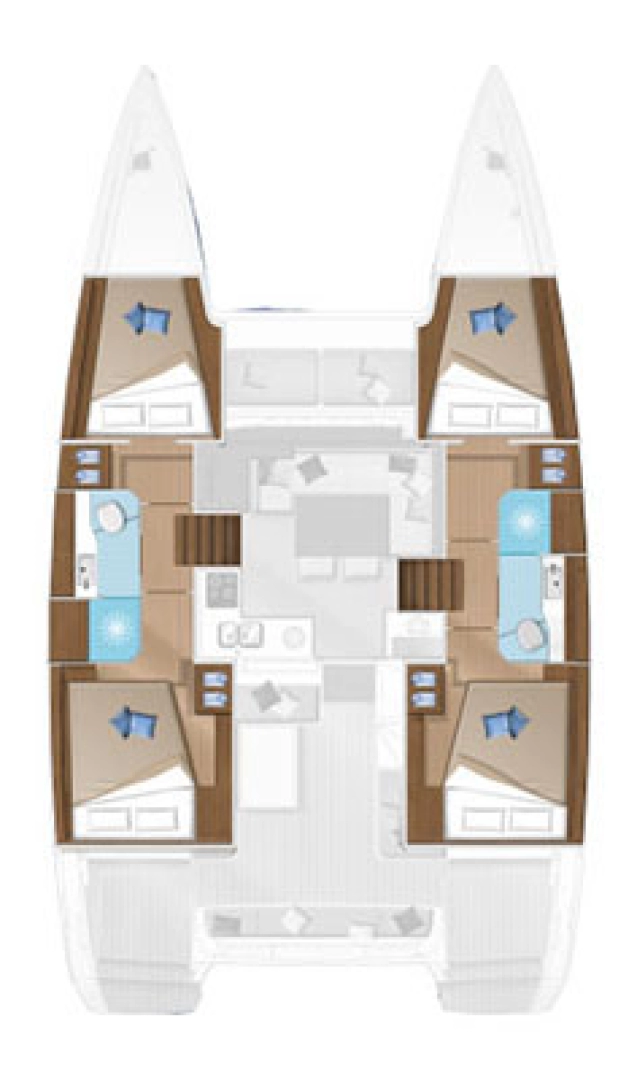 Noleggio barche Lagoon Lagoon 40 a Bormes-les-Mimosas su Samboat