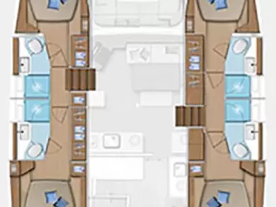 Noleggio Catamarano Lagoon con patente nautica