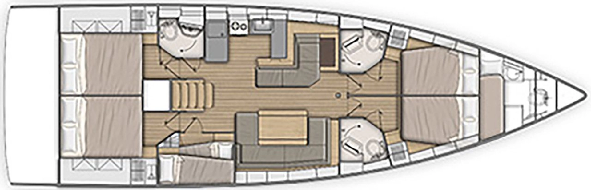 Noleggio barche Bénéteau Oceanis 51.1 a Mykonos (Isola) su Samboat