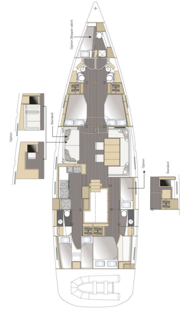 Noleggio Barca a vela Jeanneau con patente nautica