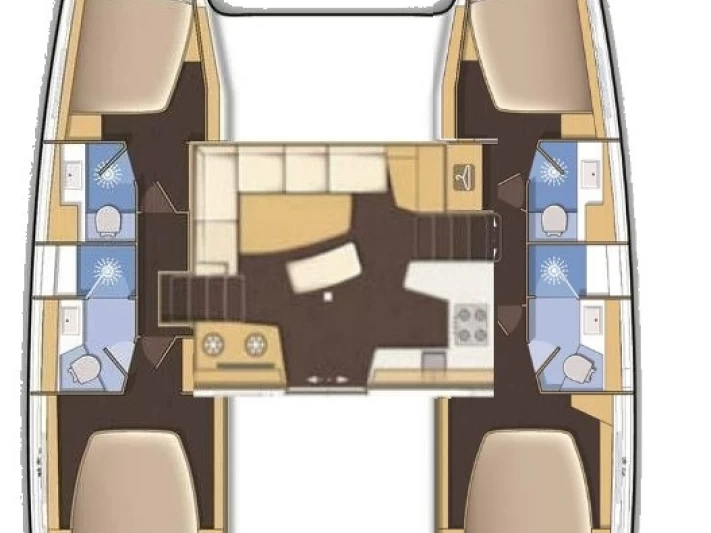 Noleggio barche Lagoon Lagoon 42 a Lefkáda su Samboat