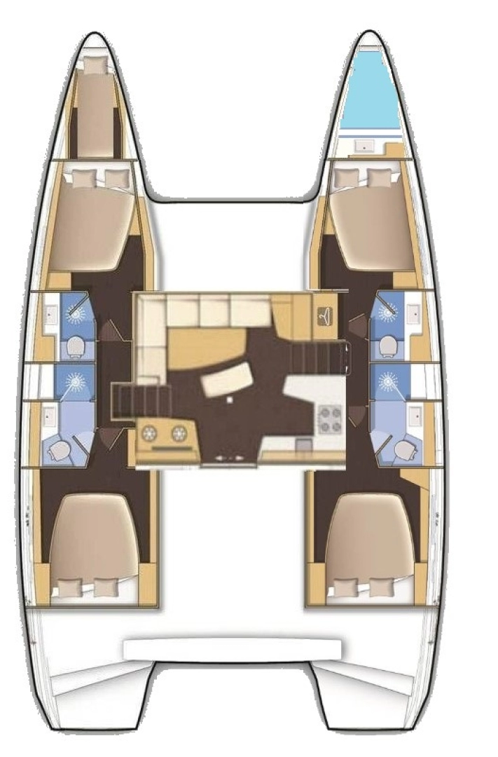 Noleggio barche Lagoon Lagoon 42 a Lefkáda su Samboat