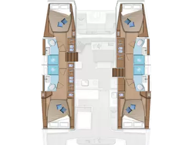 Noleggio Catamarano con o senza skipper Lagoon a Benítses