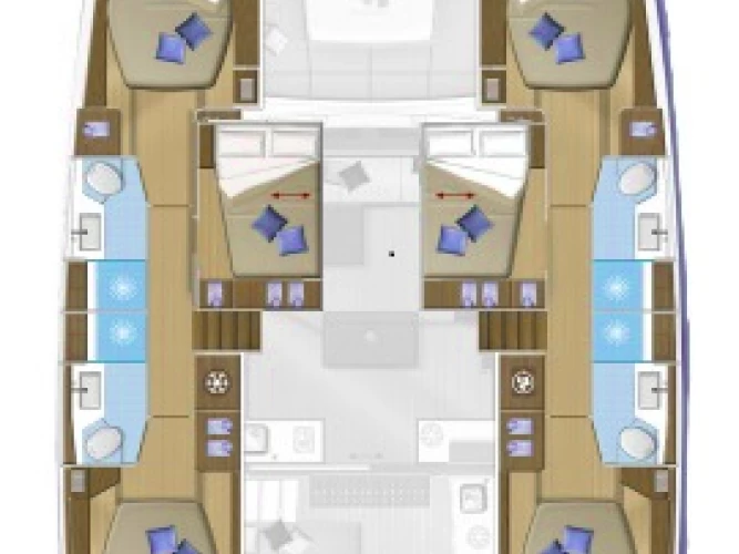 Lagoon Lagoon 50 da affittare a  Préveza