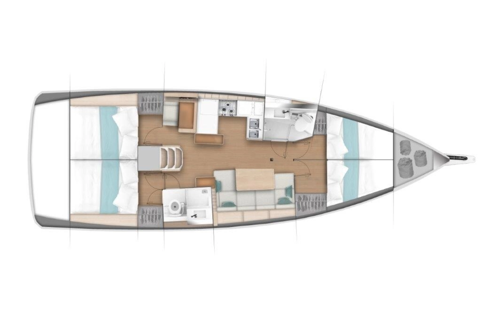 Jeanneau Sun Odyssey 440 da affittare a  Préveza