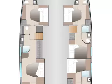 Noleggio Catamarano Fountaine Pajot con patente nautica