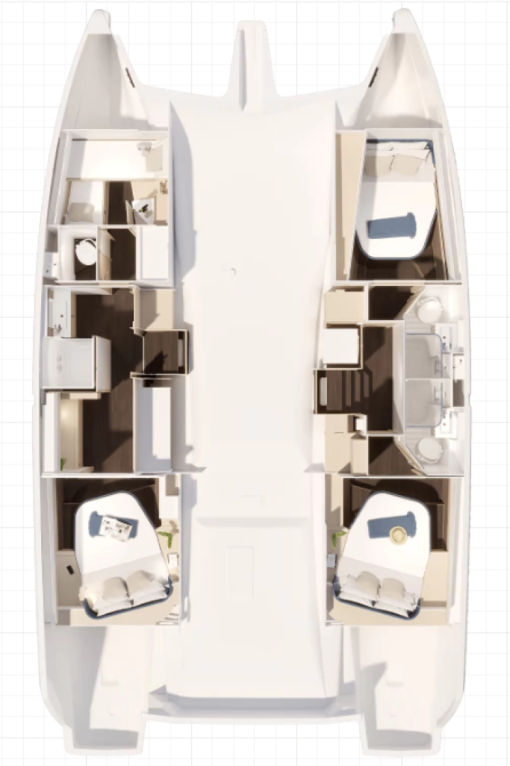 Noleggio Catamarano a Frenchtown – Fountaine Pajot Fountaine Pajot FP 44 Maestro - 3 cab.