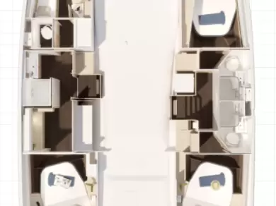 Noleggio Catamarano a Frenchtown – Fountaine Pajot Fountaine Pajot FP 44 Maestro - 3 cab.