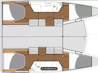 Noleggio Catamarano Fountaine Pajot con patente nautica