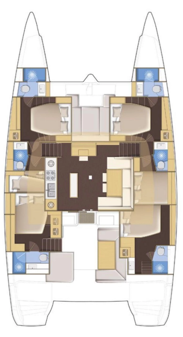 Noleggio Catamarano a Belize City – Lagoon Lagoon 52