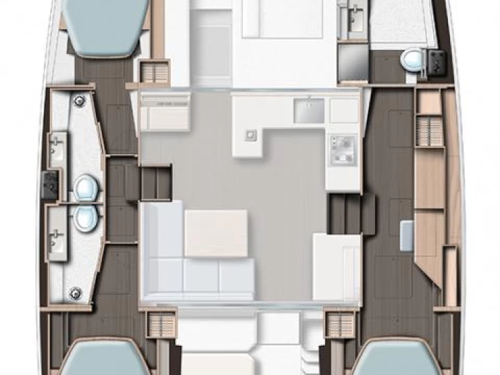 Noleggio barche Leopard Catamarans / Robertson & Caine Leopard 42 - 3 cab. a Marsh Harbour su Samboat
