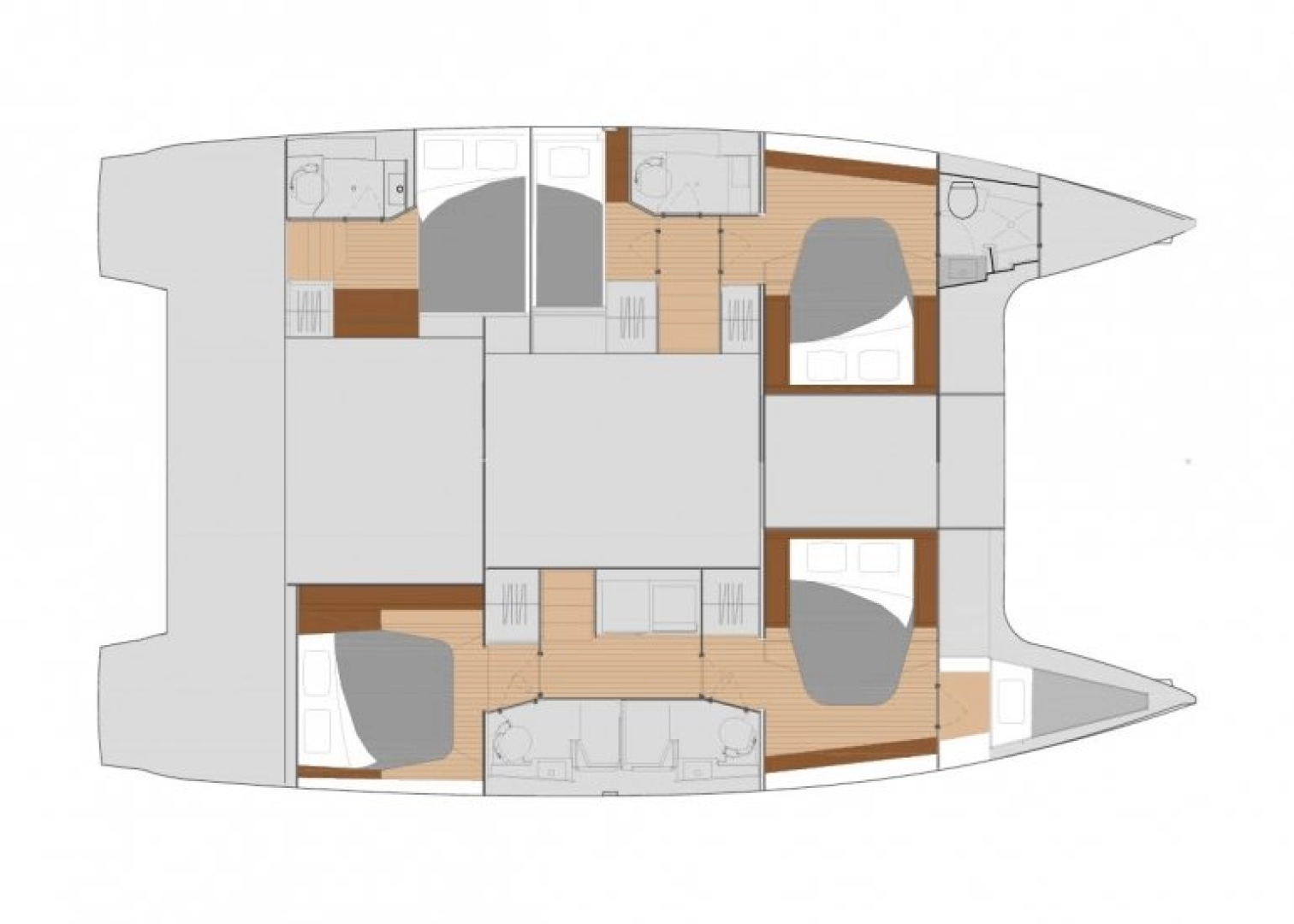 Noleggiare una Fountaine Pajot Saona 47 a Ao Po