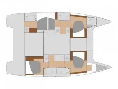 Noleggiare una Fountaine Pajot Saona 47 a Ao Po