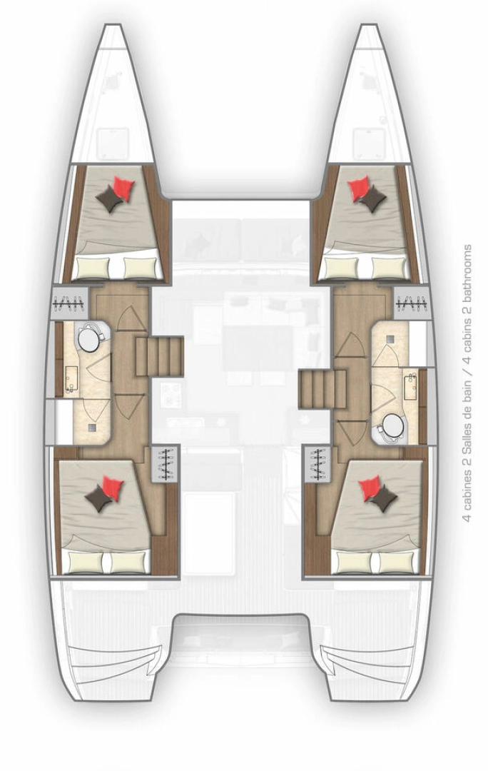 Noleggio barche Ao Po economico Lagoon 40