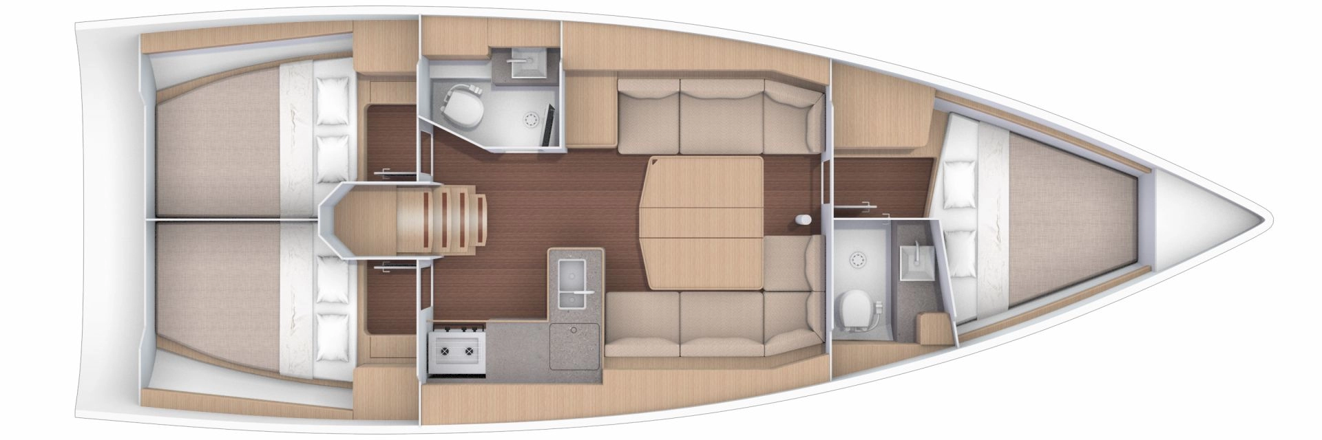 Noleggio Barca a vela a Marsiglia – Dufour Dufour 390 Grand Large