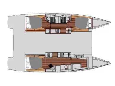 Fountaine Pajot Astrea 42 da affittare a  Marsiglia