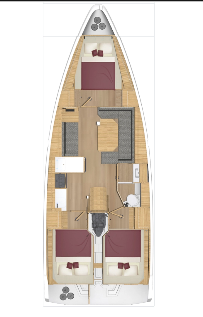 Noleggio Barca a vela Bavaria con patente nautica