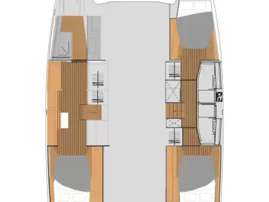 Noleggio barche Mai Khao economico Fountaine Pajot Elba 45 - 3 + 2 cab.