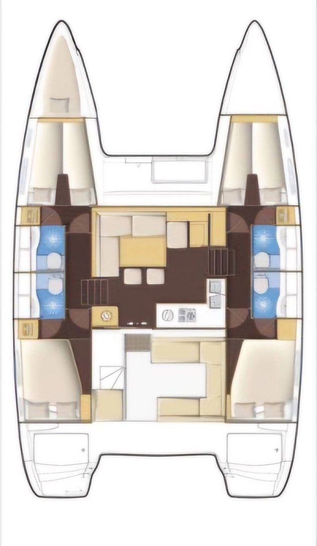 Noleggio Catamarano a Ko Samui (Koh Samui) – Lagoon Lagoon 400 S2