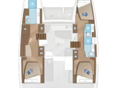 Noleggio Catamarano con o senza skipper Lagoon a Rogosnizza