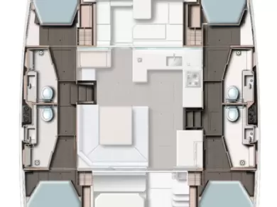 Noleggio Catamarano a South Malé Atoll – Leopard Catamarans / Robertson & Caine Leopard 45 - 3 + 1 cab.