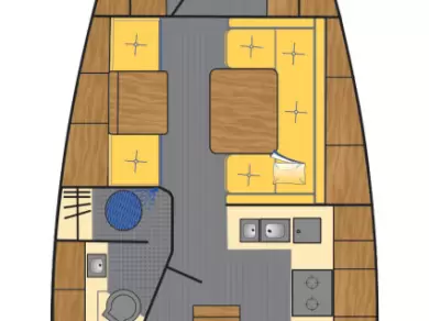 Hanse Hanse 370 da affittare a  Heiligenhafen