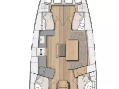 Noleggio Barca a vela a Cala d'Or – Bénéteau Oceanis 46.1