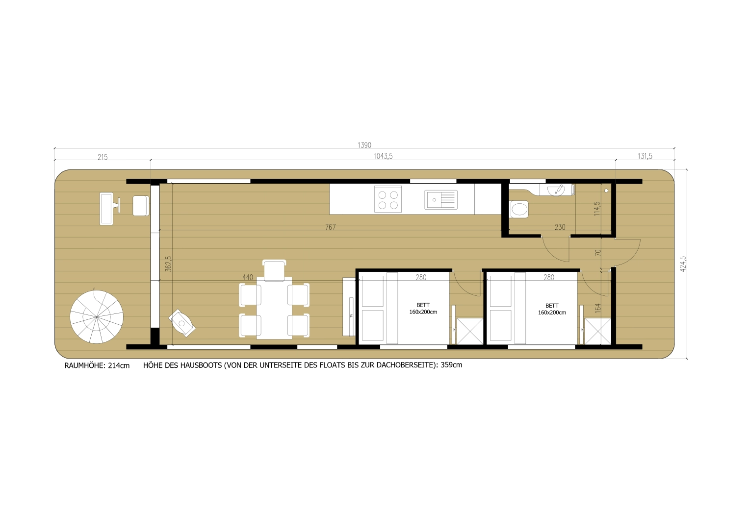 Houseboat a noleggio a Fürstenberg/Havel al miglior prezzo