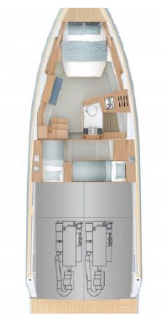 Noleggio Barca a motore con o senza skipper Fjord a Portals Nous