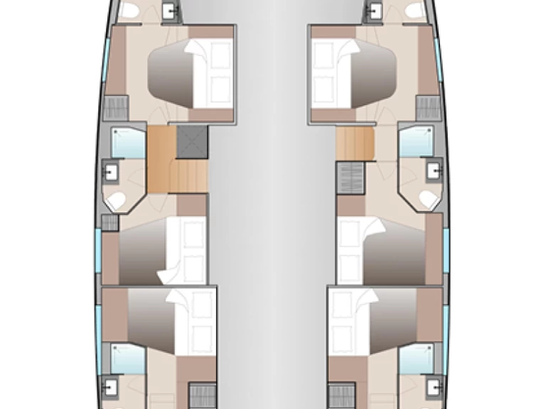 Noleggio Catamarano Fountaine Pajot con patente nautica