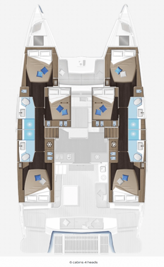 Noleggio barche Road Town economico Lagoon 51