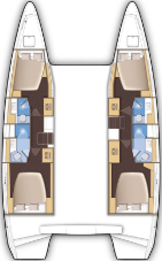 Noleggio barche Saint-Raphaël economico Lagoon 42